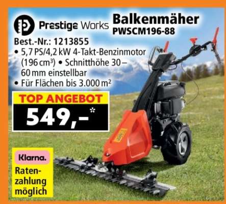 Balkenmäher PWSCM196-88
