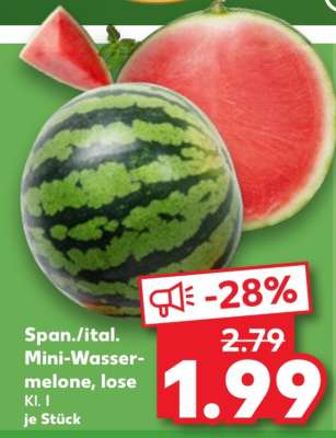 Span./ital. Mini-Wassermelone, lose