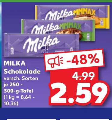 MILKA Schokolade