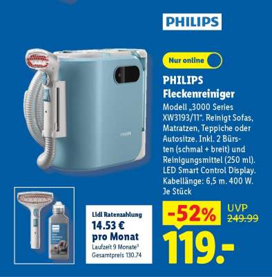 PHILIPS Fleckenreiniger