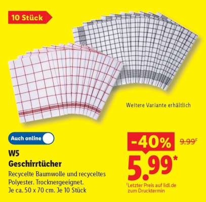 W5 Geschirrtücher