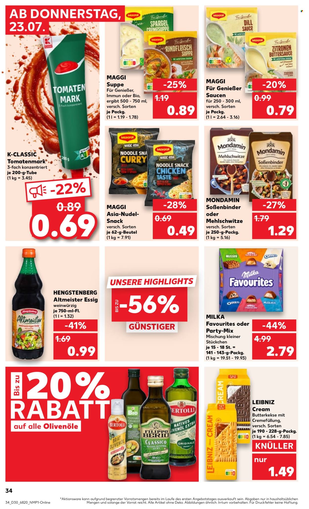 Kaufland Prospekte  - 23.07.2026 - 29.07.2026. Seite 34