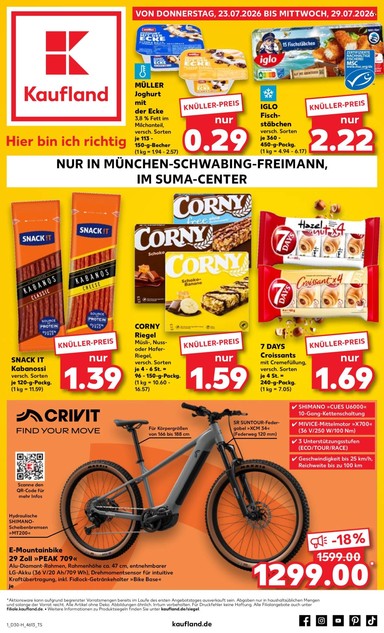 Kaufland Prospekte  - 23.07.2026 - 29.07.2026. Seite 1