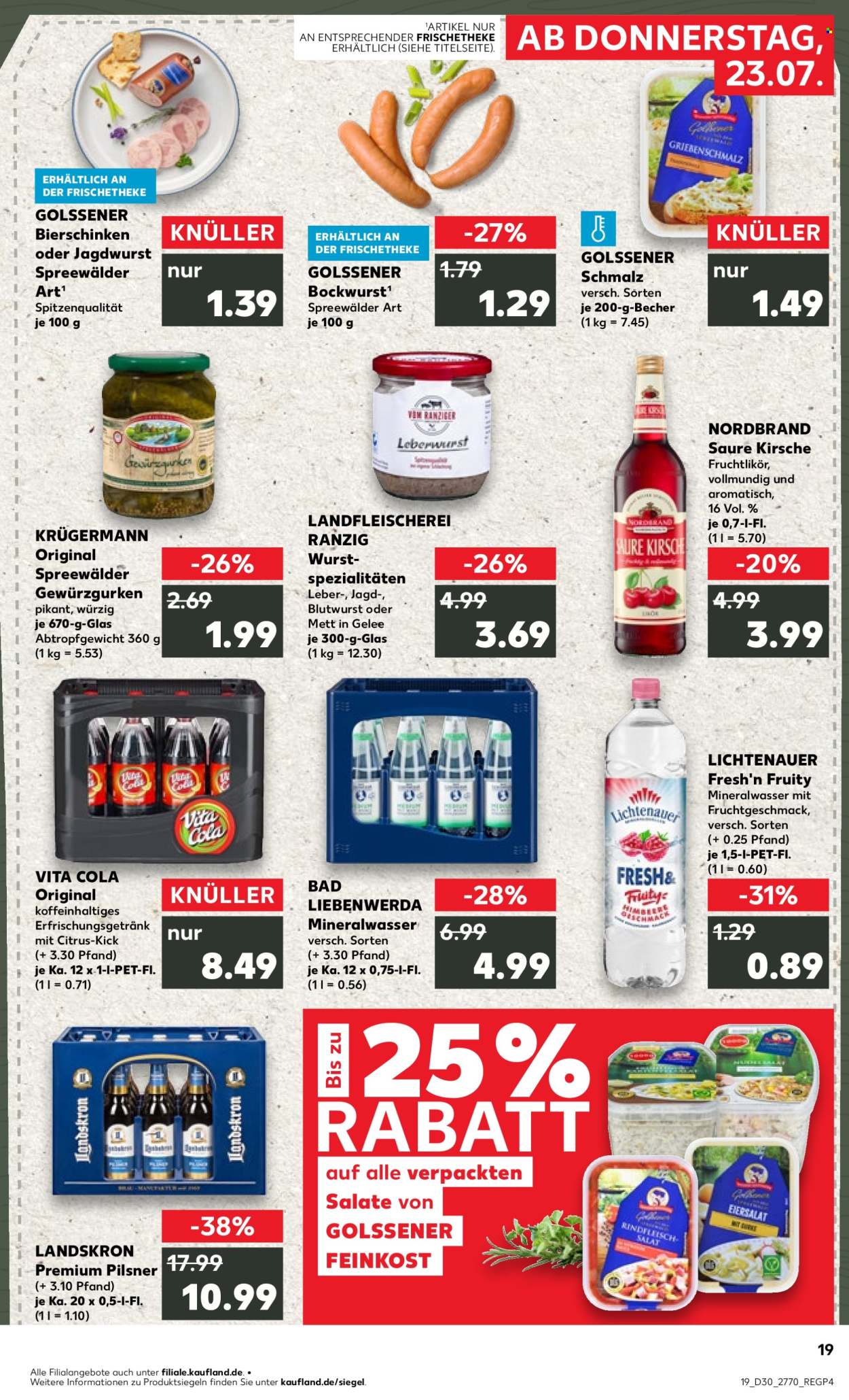 Kaufland Prospekte  - 23.07.2026 - 29.07.2026. Seite 19