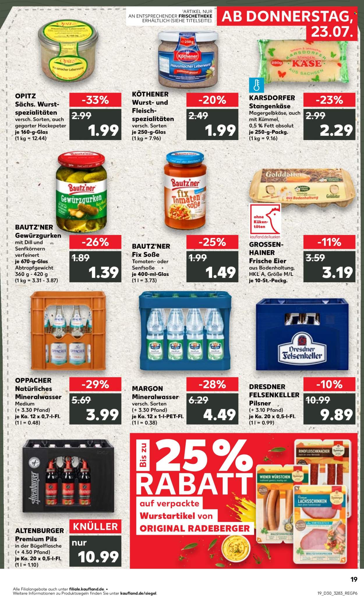 Kaufland Prospekte  - 23.07.2026 - 29.07.2026. Seite 19