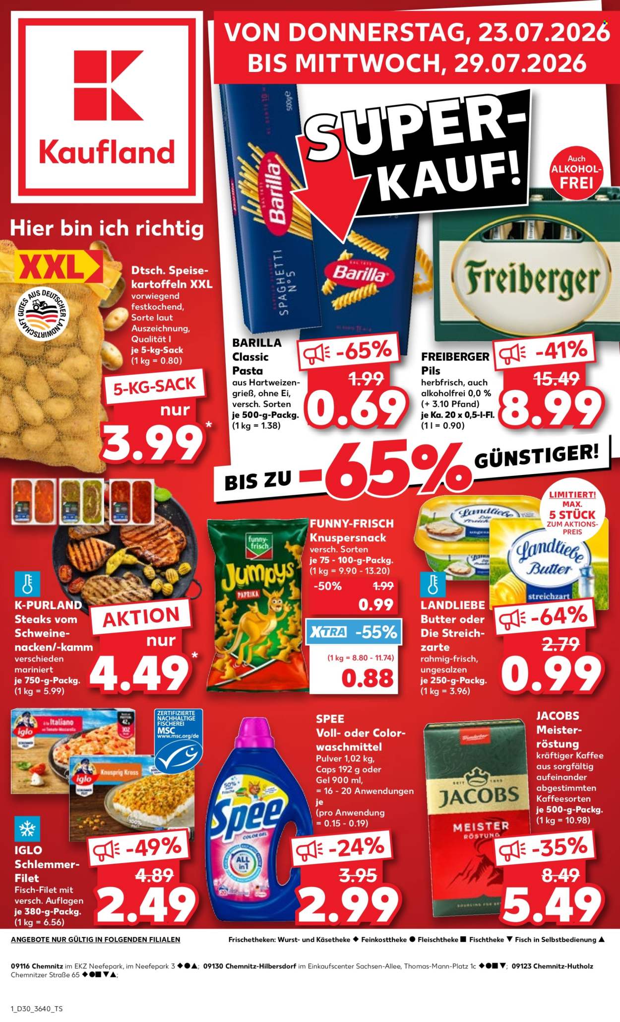 Kaufland Prospekte  - 23.07.2026 - 29.07.2026. Seite 1