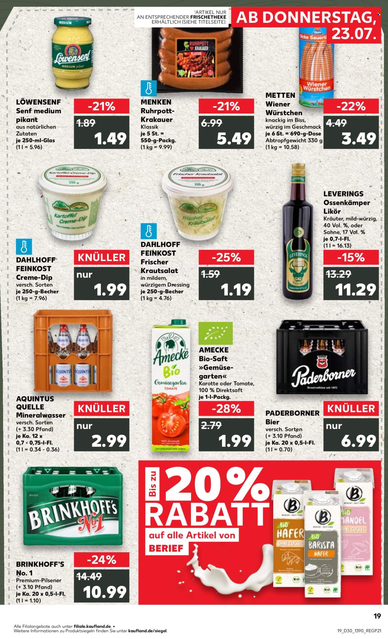 Kaufland Prospekte  - 23.07.2026 - 29.07.2026. Seite 19