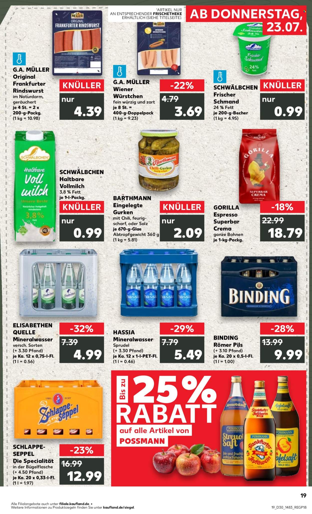 Kaufland Prospekte  - 23.07.2026 - 29.07.2026. Seite 19
