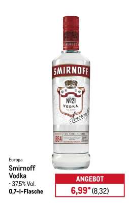 Smirnoff Vodka