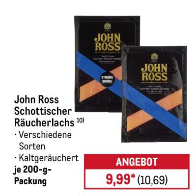 John Ross Schottischer Räucherlachs