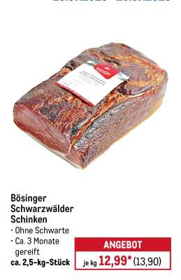 Bösinger Schwarzwälder Schinken