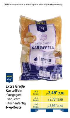 Extra Große Kartoffeln