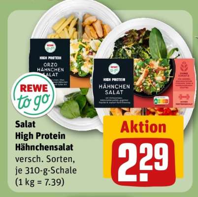 Salat High Protein Hähnchensalat
