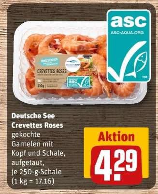 Deutsche See Crevettes Roses