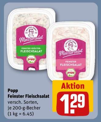 POPP Feinster Fleischsalat