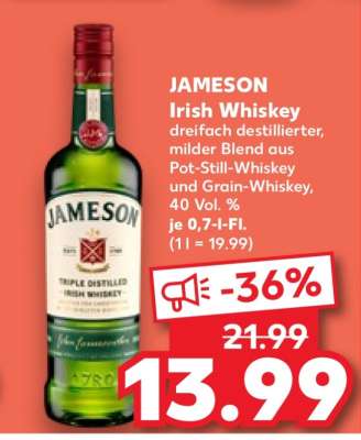 Jameson Irish Whiskey*