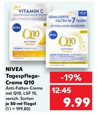NIVEA Tagespflege- Creme Q10