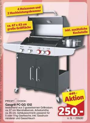Gasgrill PC-GG 1312