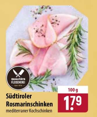 Südtiroler Rosmarinschinken
