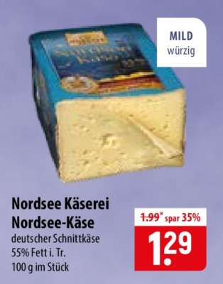 Nordsee Käserei Nordsee-Käse