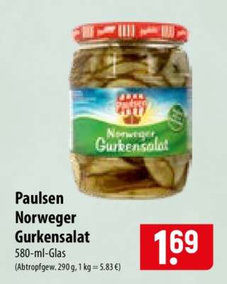 Paulsen Norweger Gurkensalat