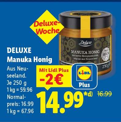 Deluxe Manuka Honig