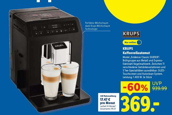 KRUPS Kaffeevollautomat
