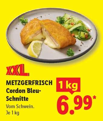 Metzgerfrisch Cordon Bleu-Schnitte
