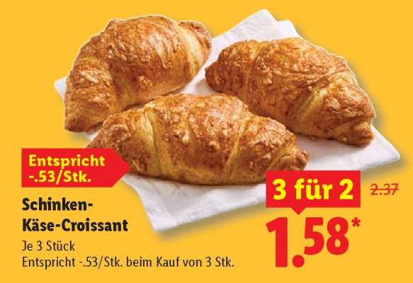Schinken- Käse-Croissant