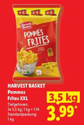 Harvest Basket Pommes Frites XXL