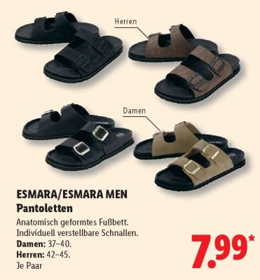 ESMARA/ESMARA MEN Pantoletten