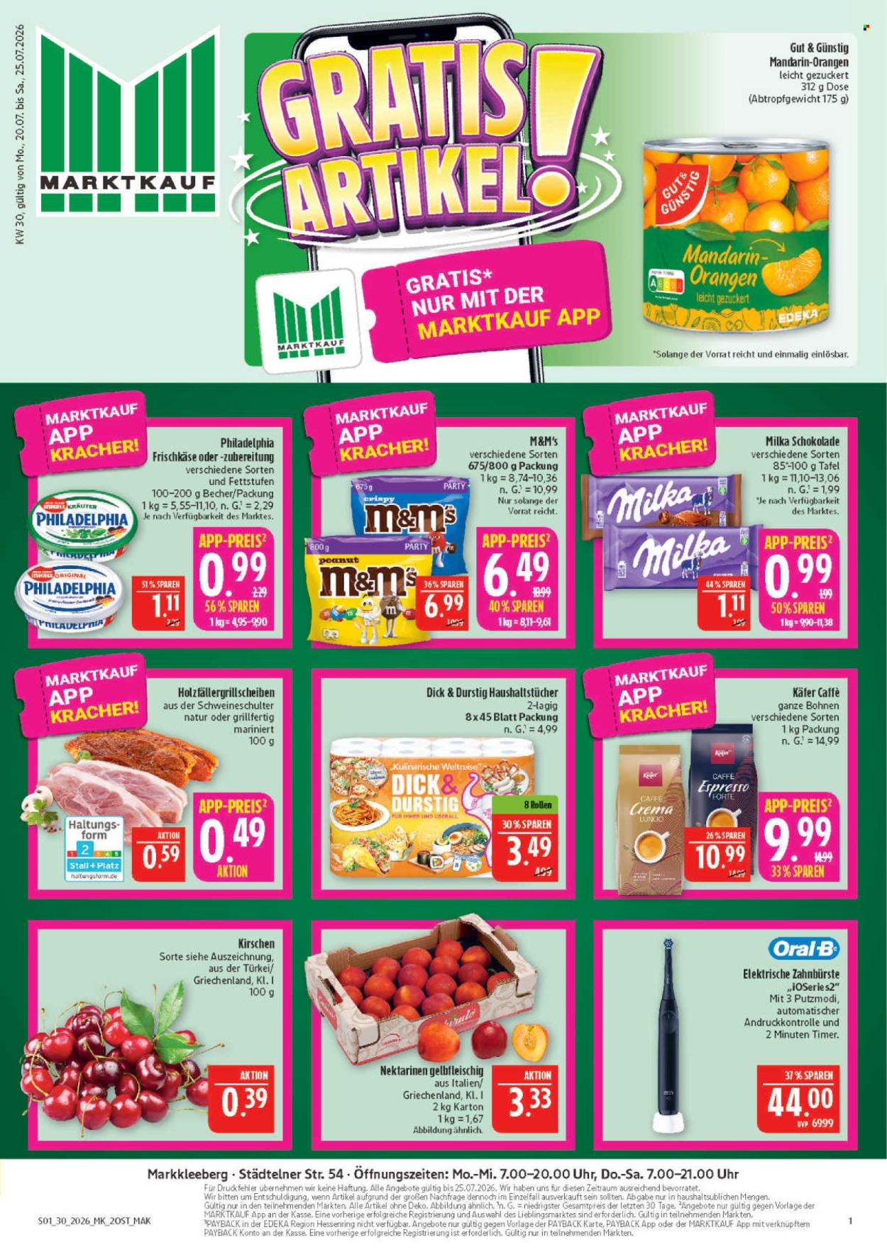 Marktkauf Prospekte  - 20.07.2026 - 25.07.2026. Seite 1