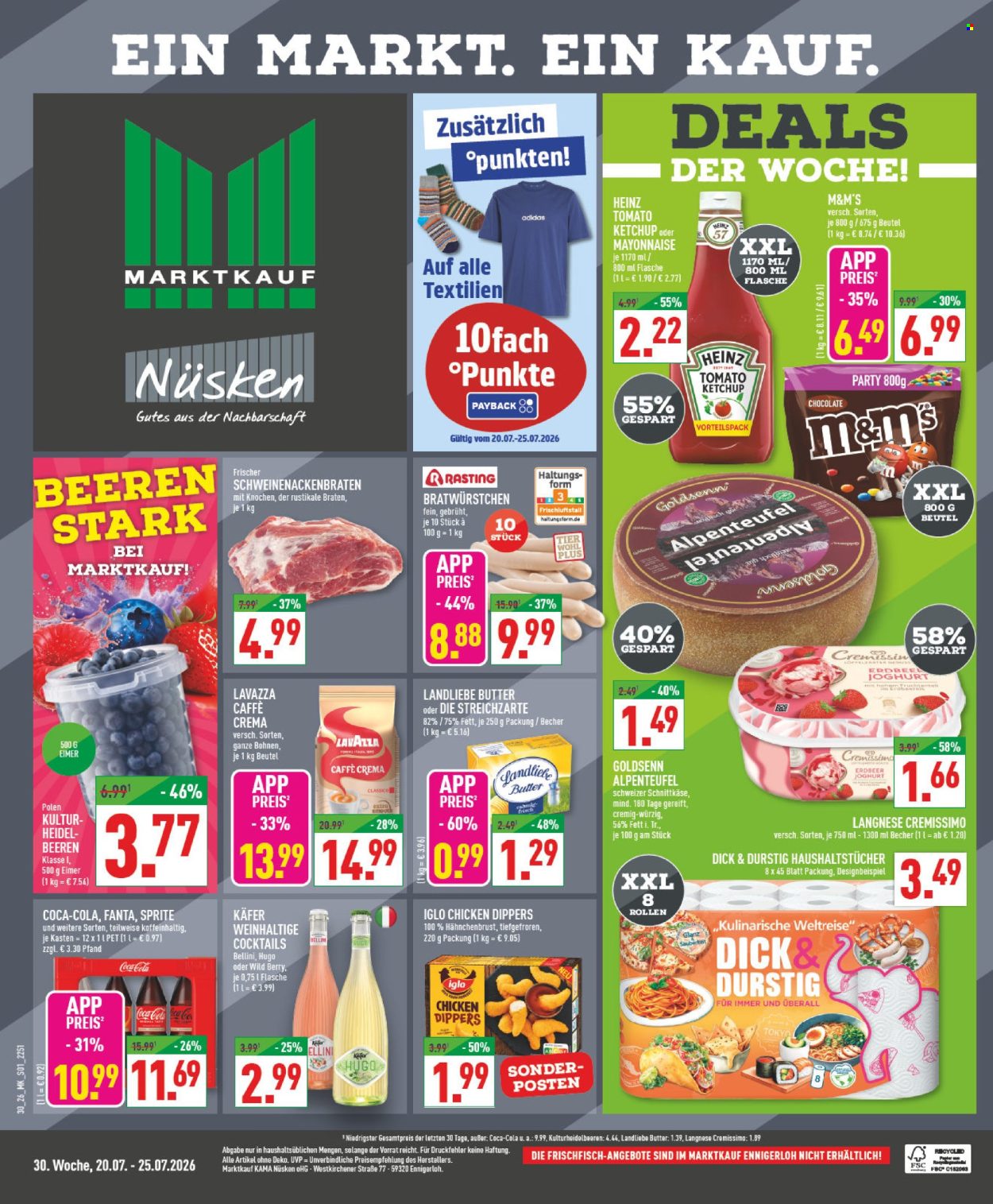 Marktkauf Prospekte  - 20.07.2026 - 25.07.2026. Seite 1