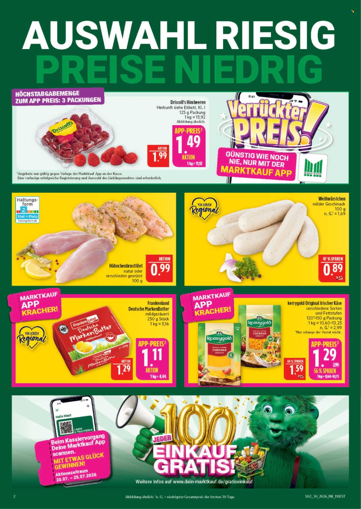 Marktkauf Prospekte  - 20.07.2026 - 25.07.2026. Seite 2