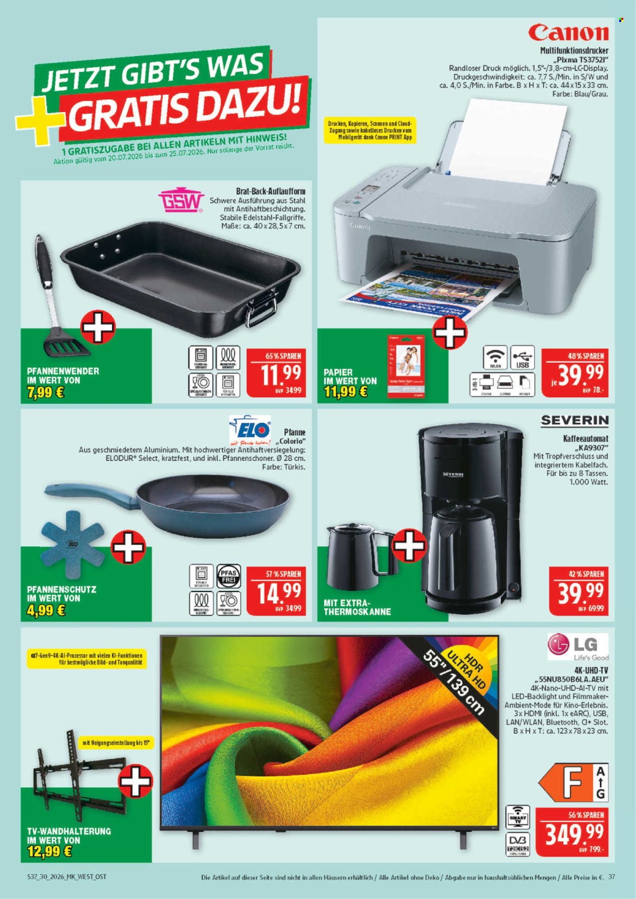 Marktkauf Prospekte  - 20.07.2026 - 25.07.2026. Seite 37