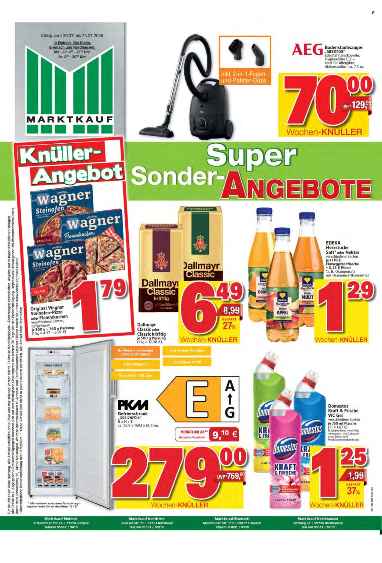 Marktkauf Prospekte  - 20.07.2026 - 25.07.2026. Seite 1