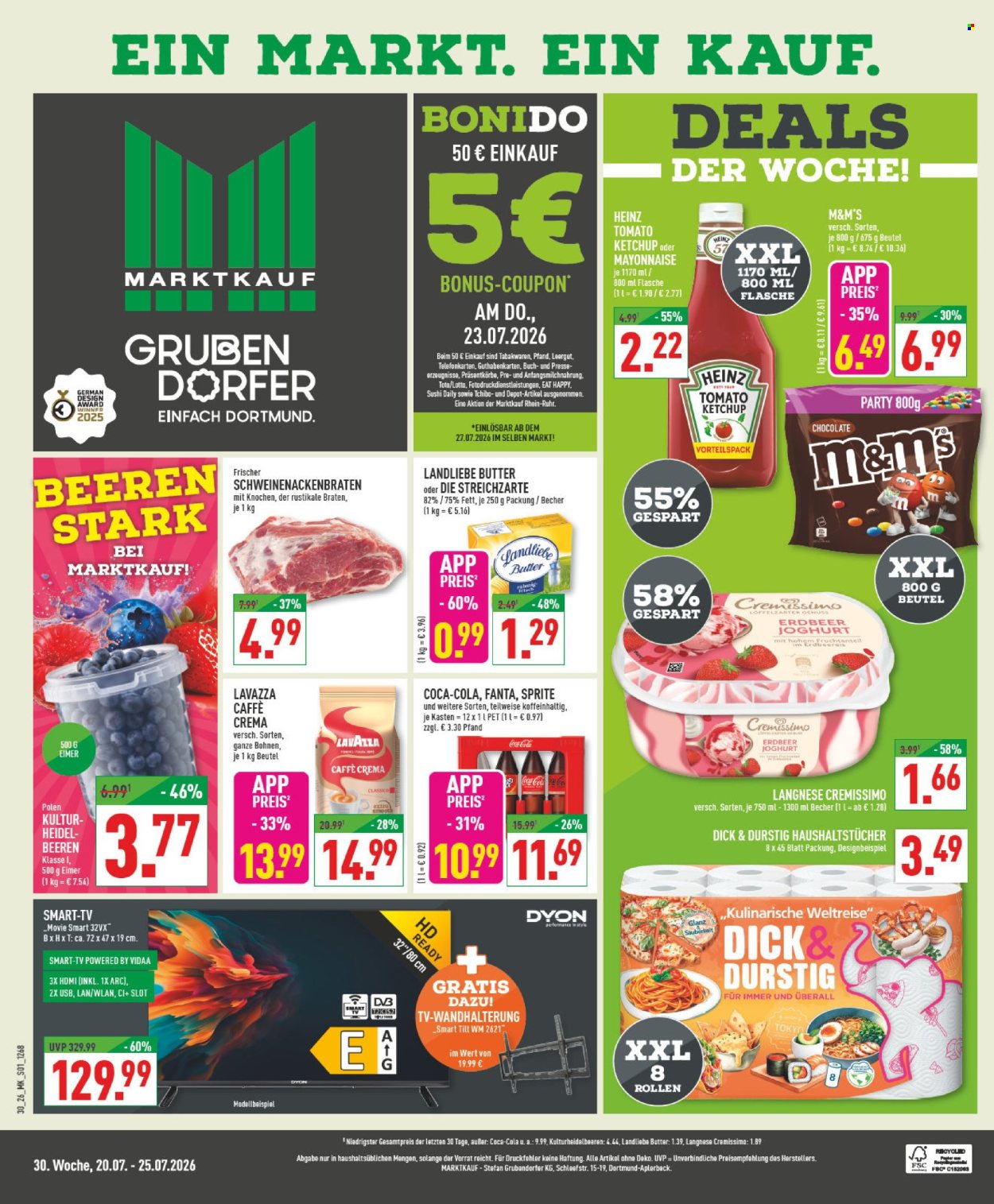 Marktkauf Prospekte  - 20.07.2026 - 25.07.2026. Seite 1