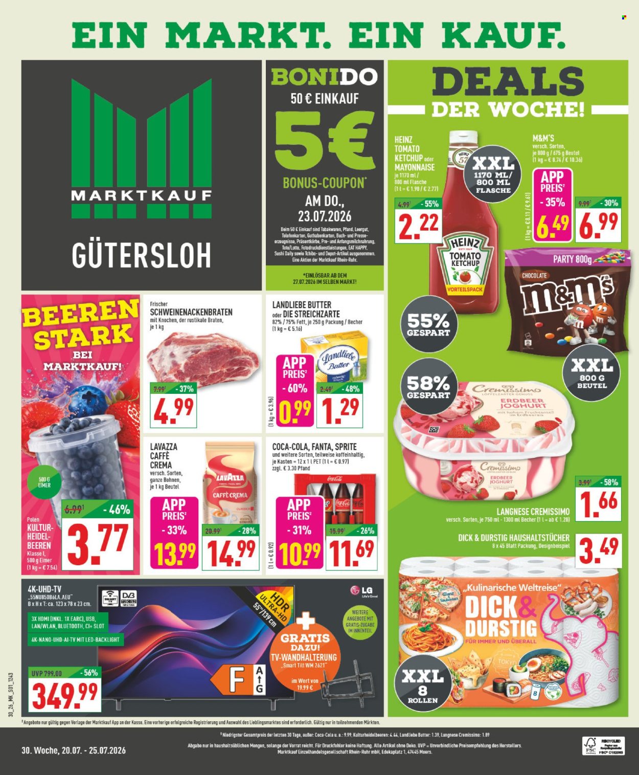 Marktkauf Prospekte  - 20.07.2026 - 25.07.2026. Seite 1