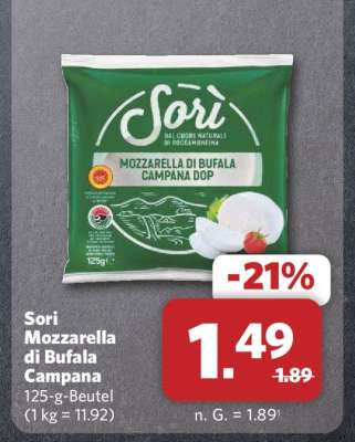 Sori Mozzarella di Bufala Campana