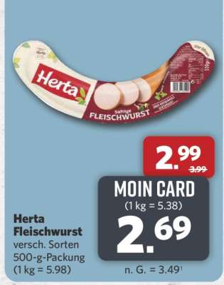 HERTA Fleischwurst