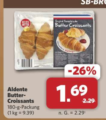 ALDENTE Butter Croissants