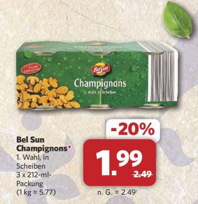 Bel Sun Champignons