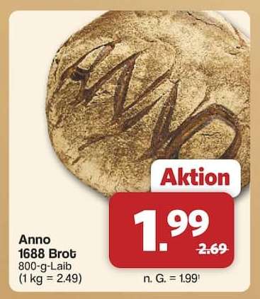 Anno 1688 Brot