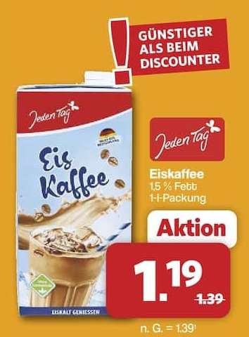 Jeden Tag Eiskaffee