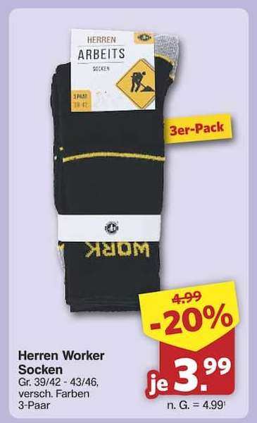 Herren Worker Socken