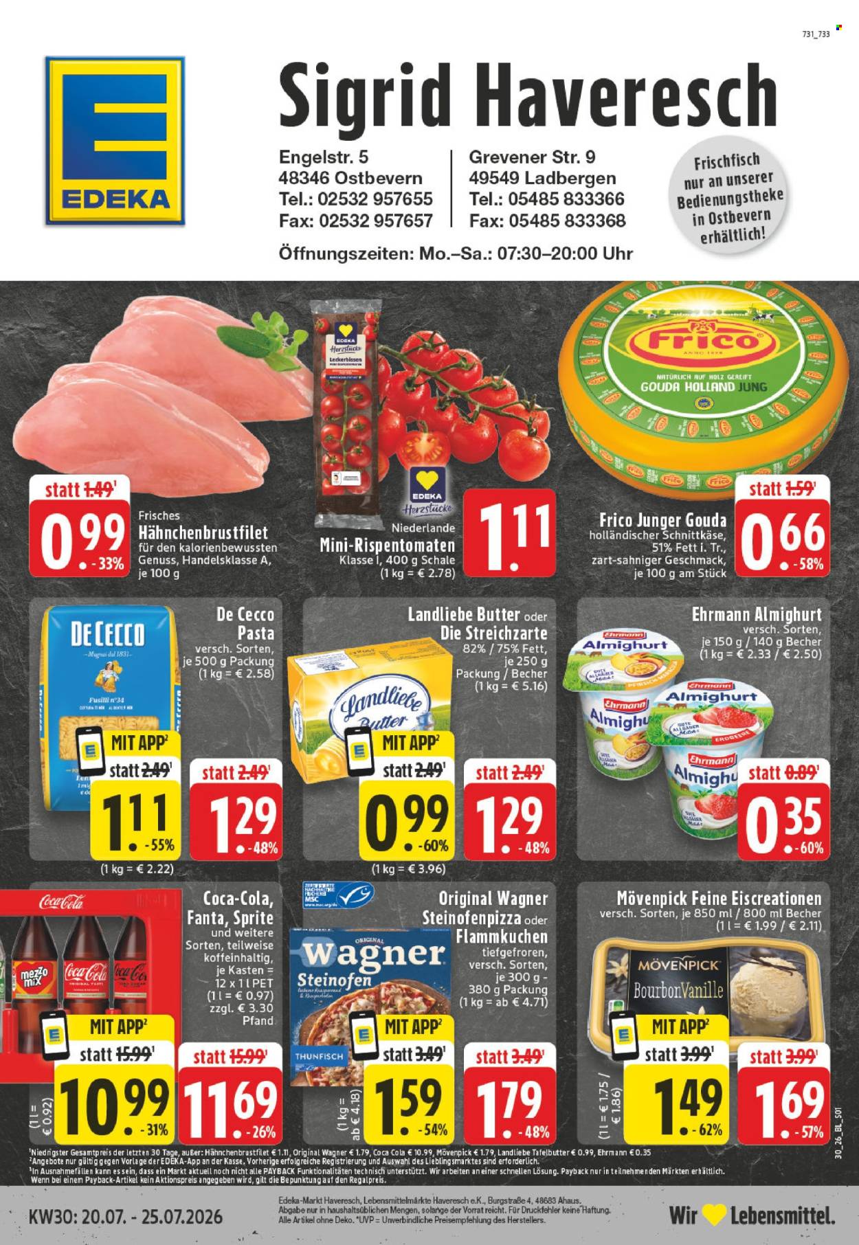 Edeka Prospekte  - 20.07.2026 - 25.07.2026. Seite 1