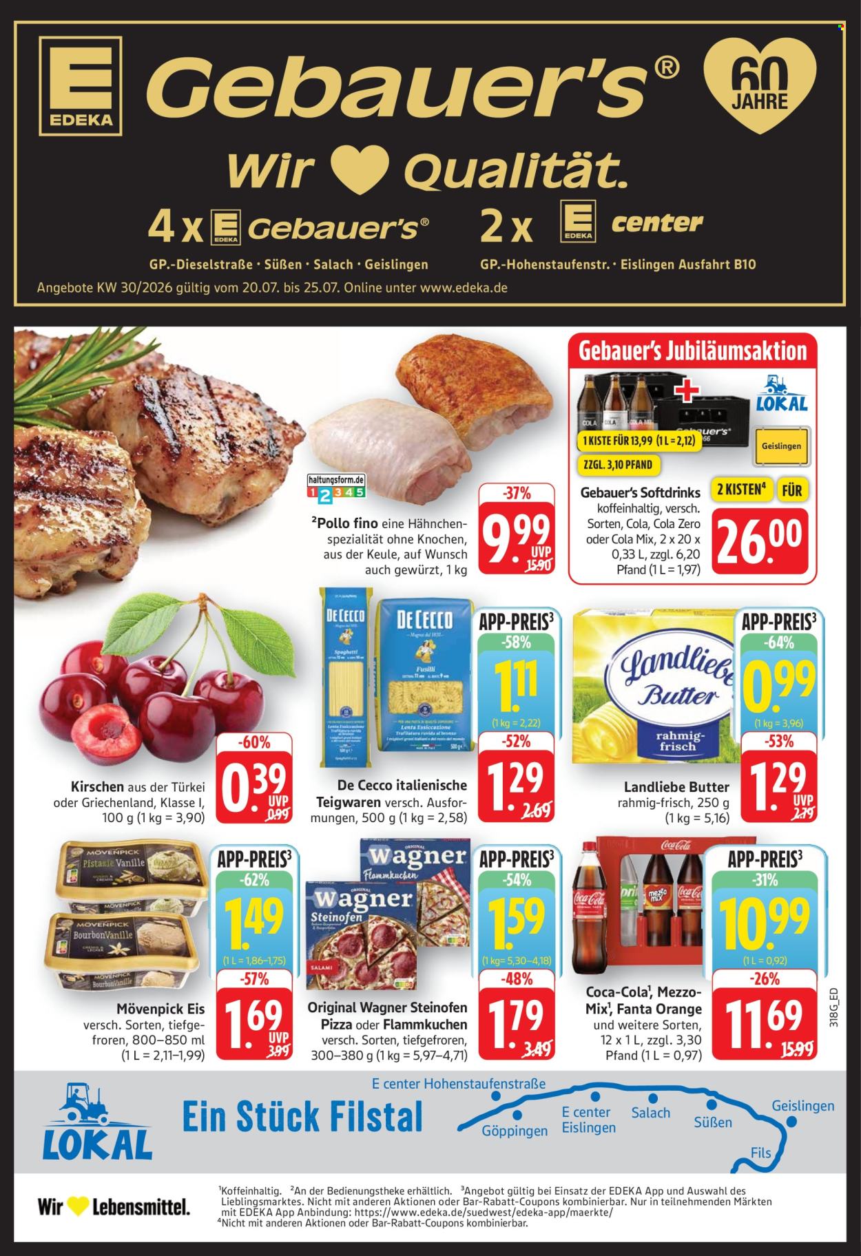 E center Prospekte  - 20.07.2026 - 25.07.2026. Seite 1