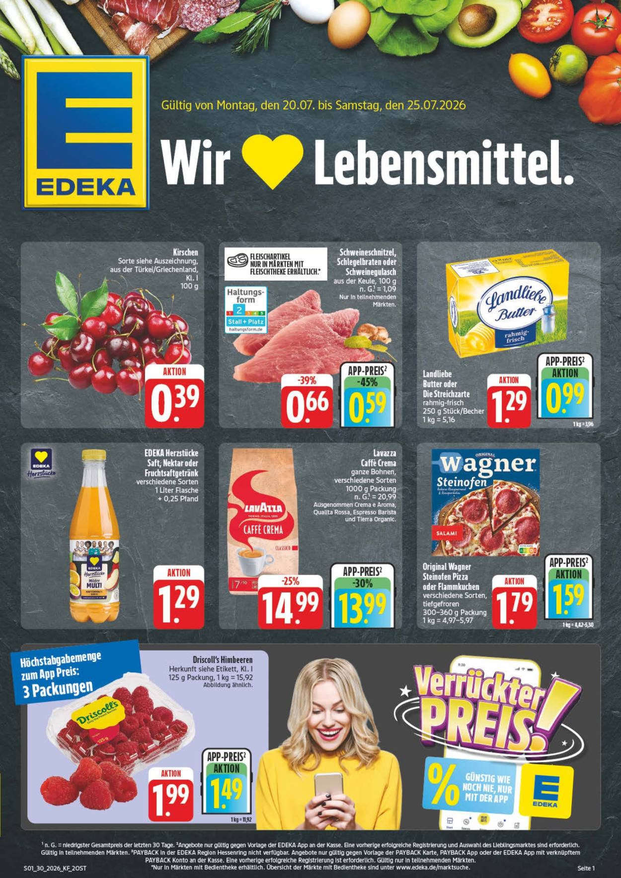 Edeka Prospekte  - 20.07.2026 - 25.07.2026. Seite 1