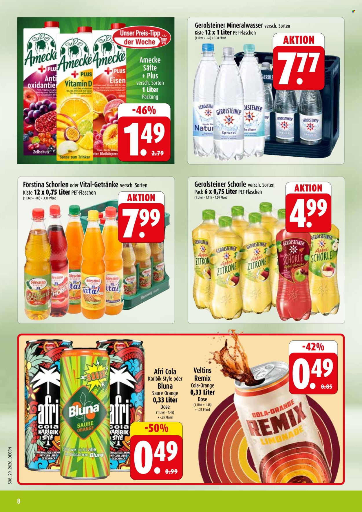 Edeka Prospekte  - 20.07.2026 - 25.07.2026. Seite 8