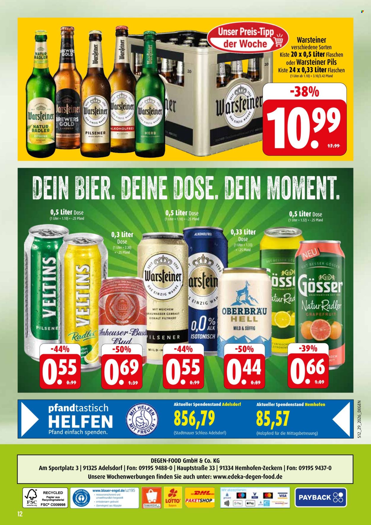 Edeka Prospekte  - 20.07.2026 - 25.07.2026. Seite 12